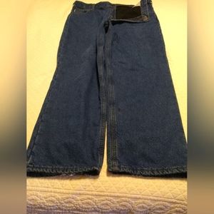 Carhartt lined 100% cotton mens blue jeans 42 x 30.